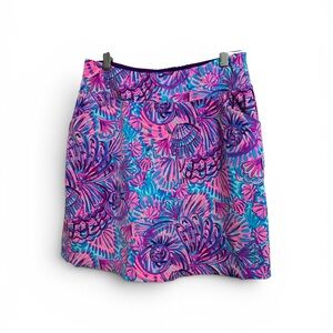 Lilly Pulitzer Luxletic vibrant color skort size 2